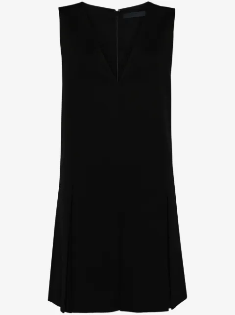 Juun.J V-neck pleated minidress