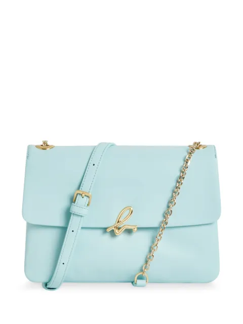 agnès b.  bolsa crossbody con placa del logo