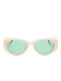 Casablanca The Memphis rectangle-frame sunglasses - Neutrals