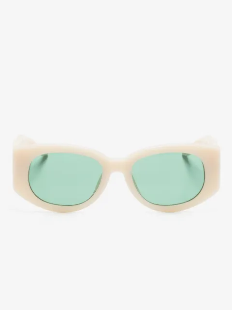 Casablanca Memphis wavy-arm rectangle-frame sunglasses