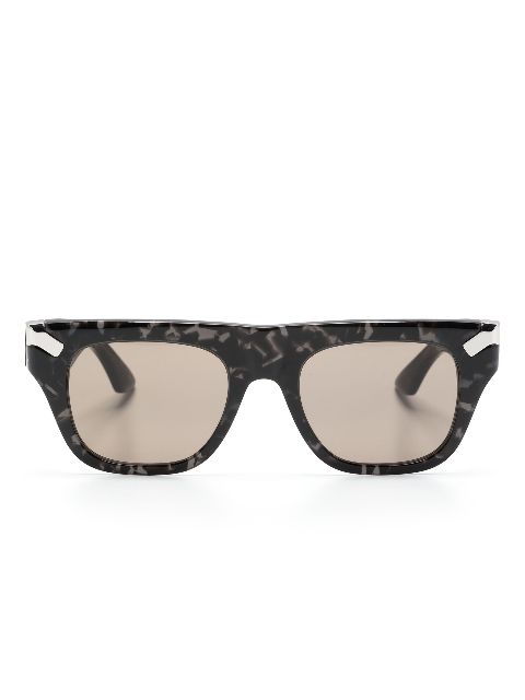 Alexander McQueen Eyewear Punk Rivet tortoiseshell-effect sunglasses Men