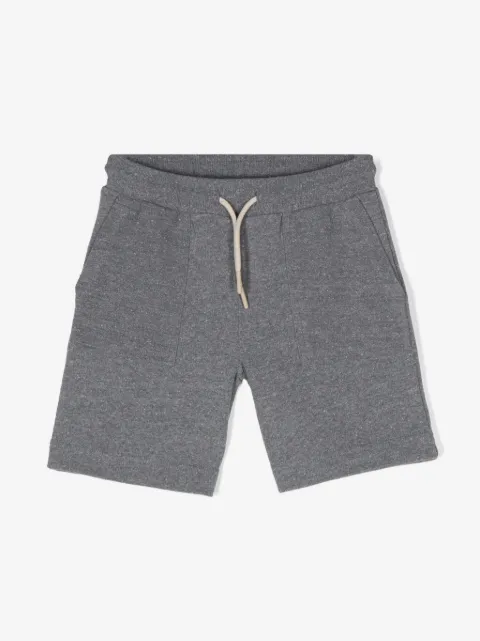 Bonpoint mjukisshorts med melerad effekt