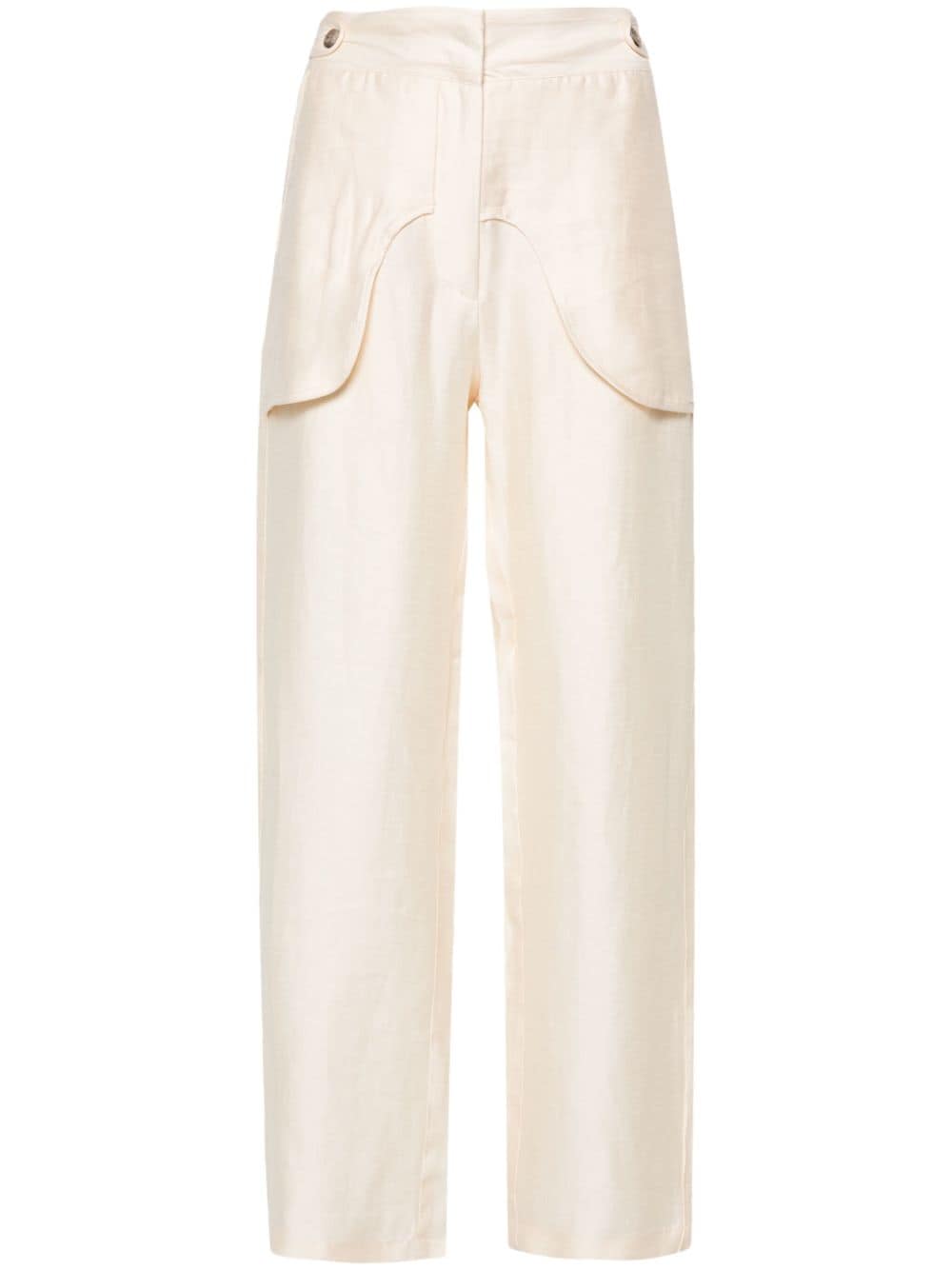 MUNTHE MORMADINA LAYERED-DETAIL TROUSERS