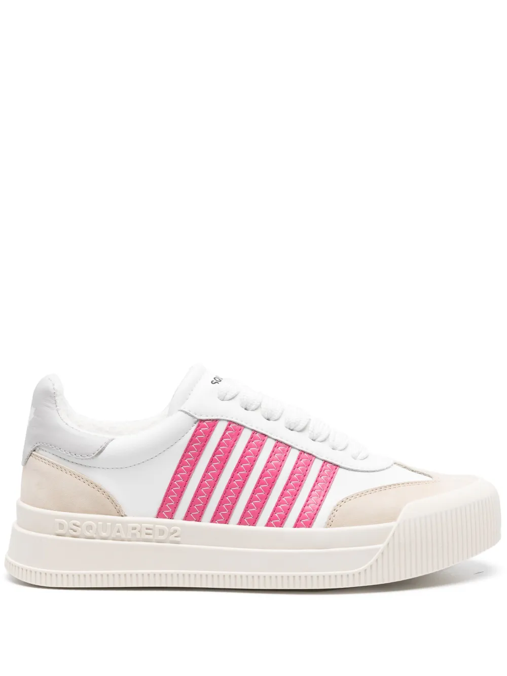 Dsquared2 striped lace-up sneakers White