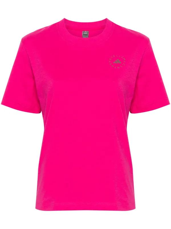 Adidas By Stella McCartney logo-print crew-neck T-shirt Farfetch