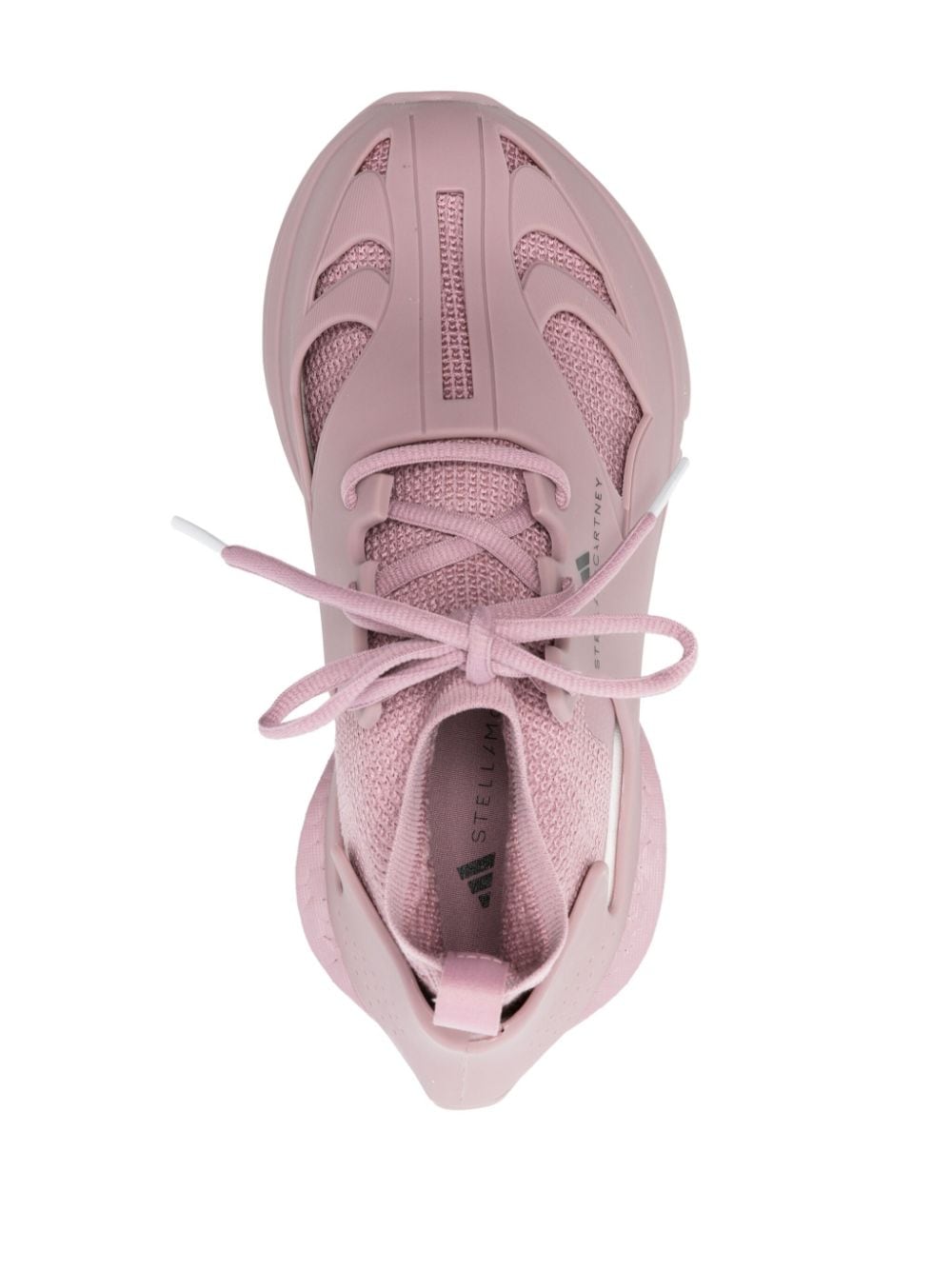 Shop Adidas By Stella Mccartney Caged-design Knitted Sneakers In Pink