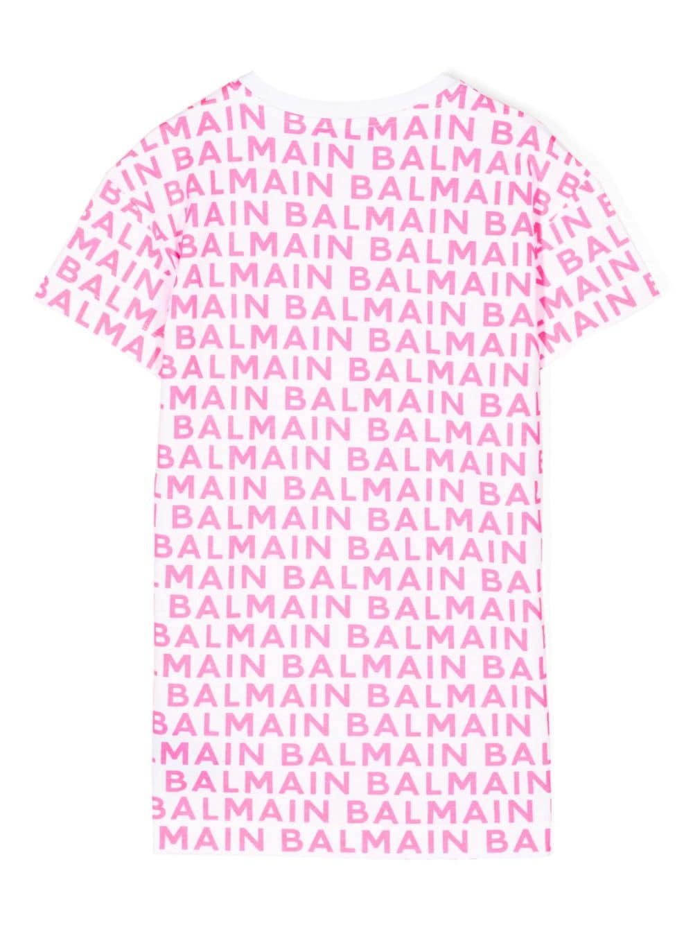 Image 2 of Balmain Kids logo-print T-shirt dress