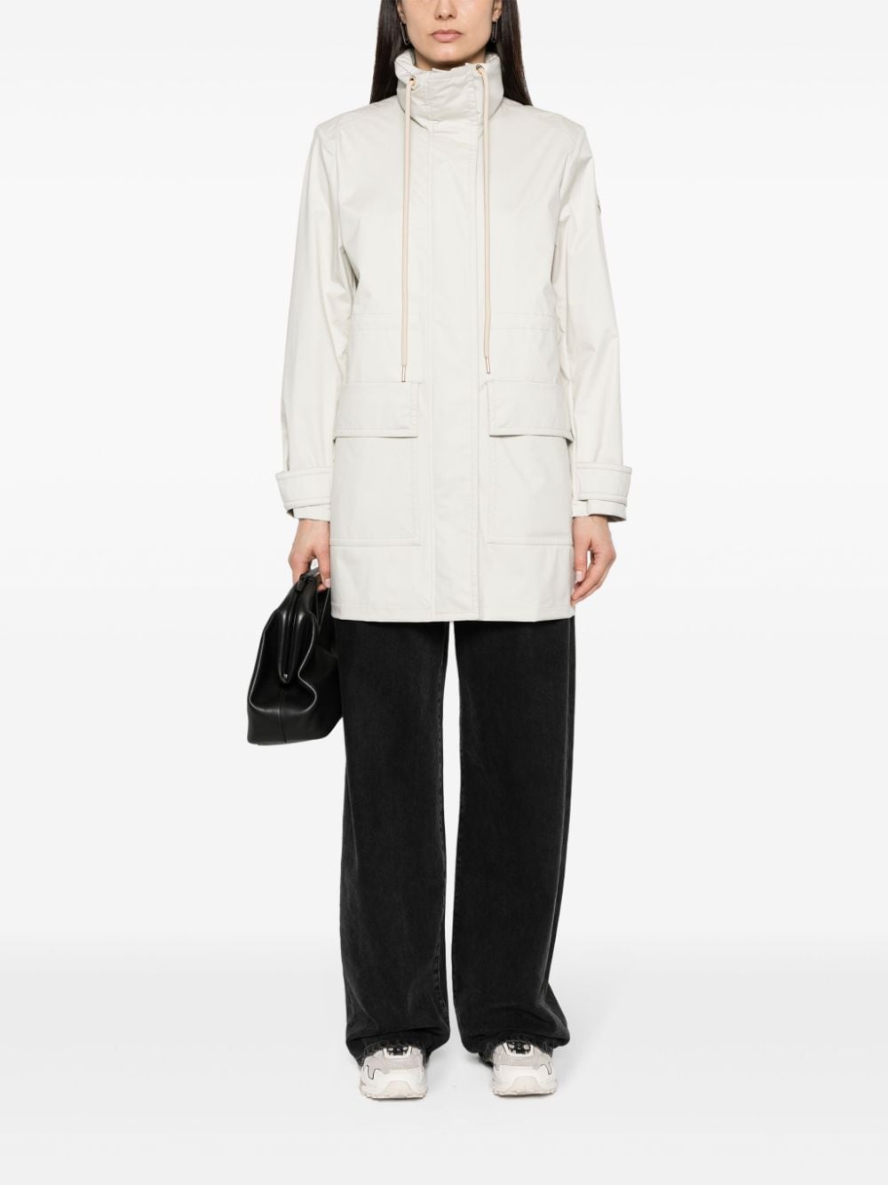 Shop Moncler Bremusa Parka Jacket In Neutrals