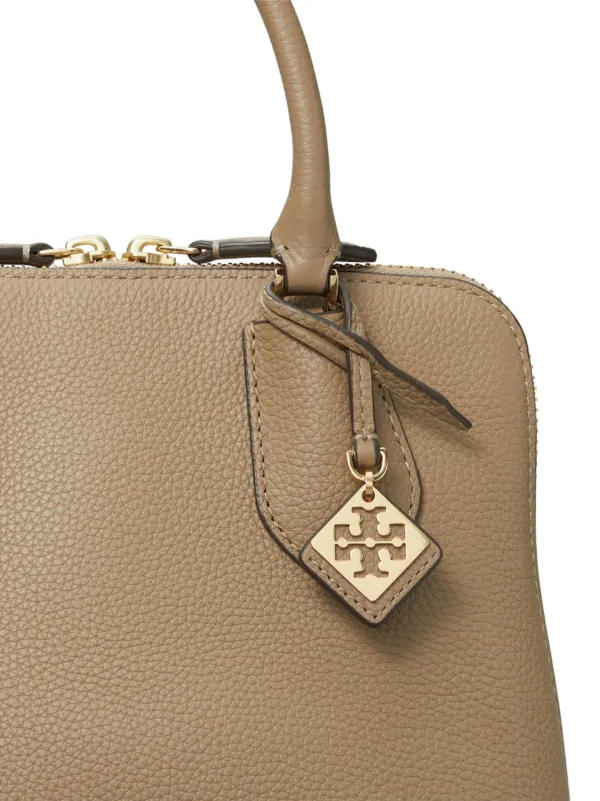 Tory Burch Mini Swing Leather Satchel | Neutrals | FARFETCH