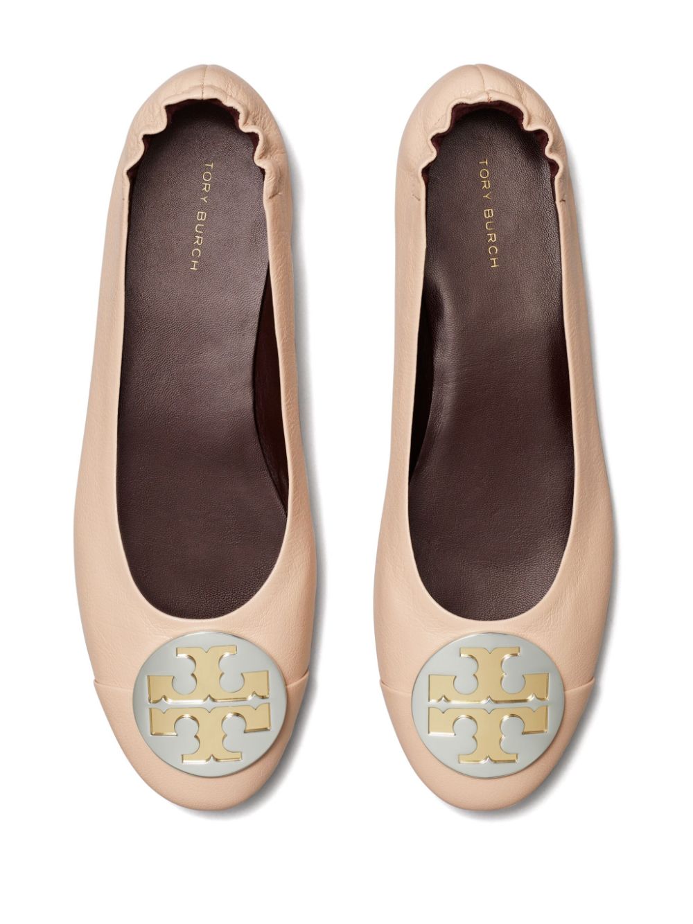 Tory Burch Claire cap-toe ballerina shoes Women