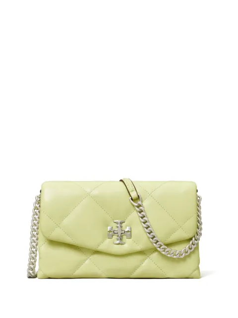 Tory Burch Kira diamond-quilted wallet-on-chain