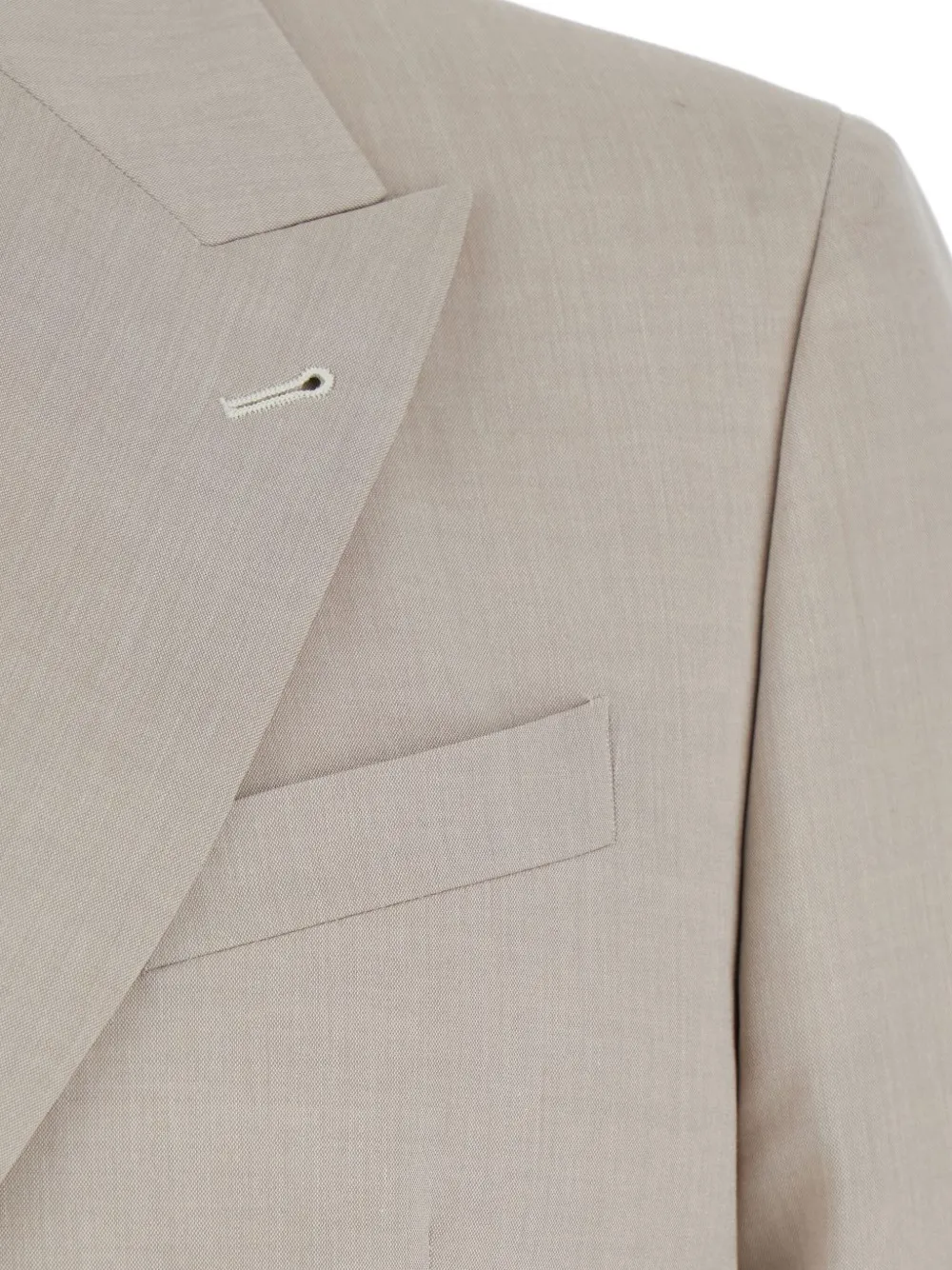 Reveres 1949 Pak met dubbele rij knopen Beige