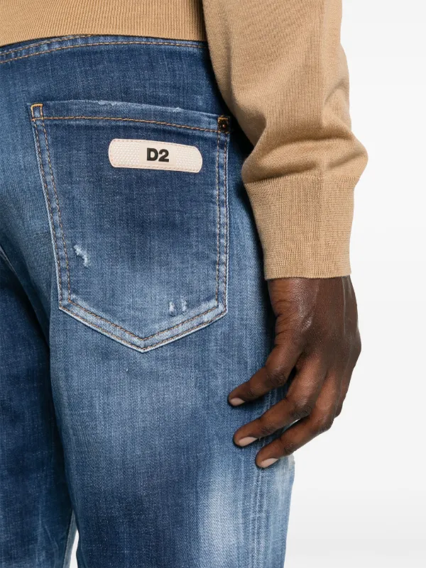 Dsquared2 Röhrenjeans blau store Casual-Look