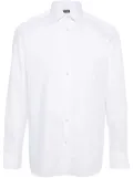 Zegna spread-collar poplin shirt - White