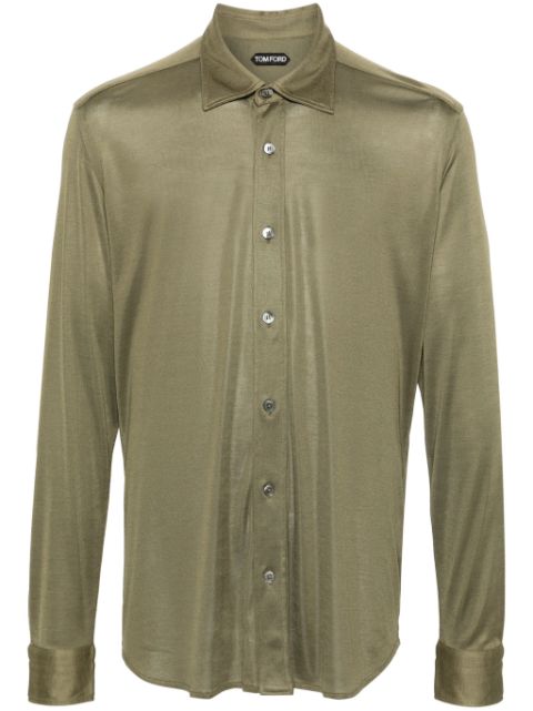 TOM FORD long-sleeve silk shirt