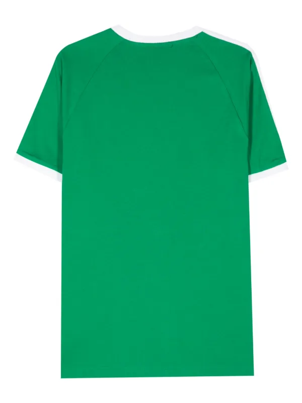 Adidas embossed-logo Cotton T-shirt | Green | FARFETCH JO