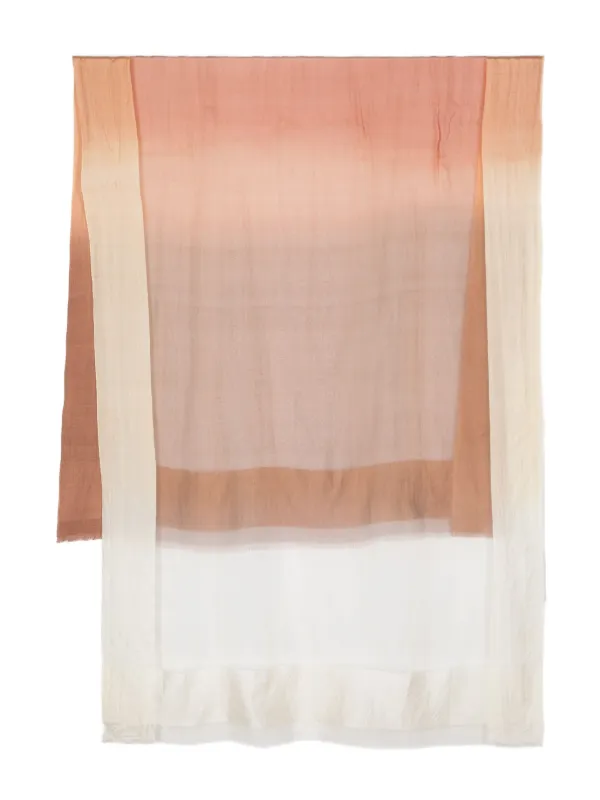 送料関税込【FALIERO SARTI】ブラウンスカーフ Faliero Sarti Elegant シルク スカーフ | ブラウン | FARFETCH JP