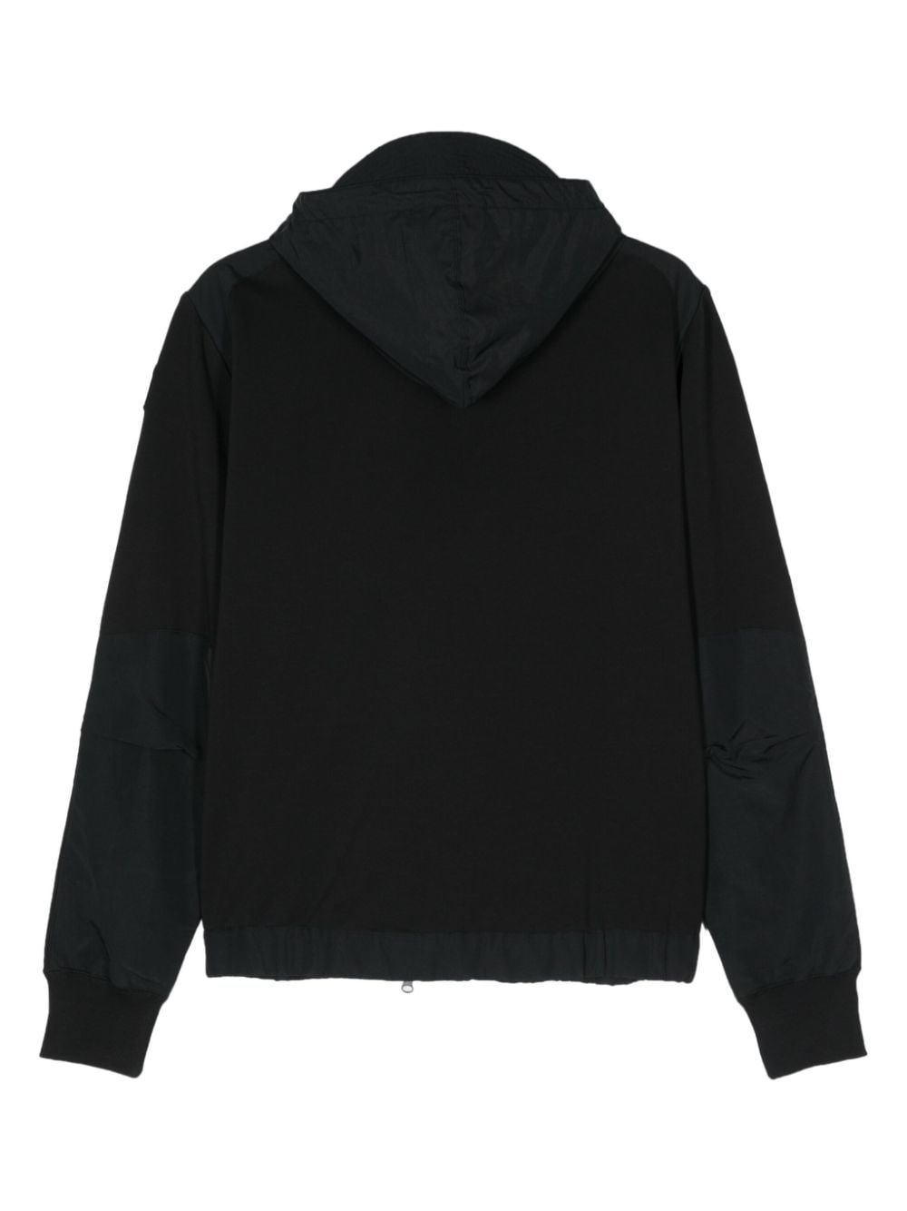 Shop Parajumpers Trident Cotton-blend Zipped Hoodie In Black