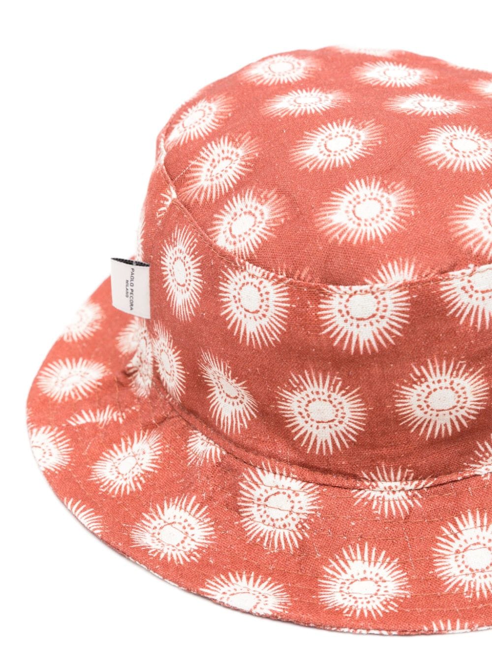Shop Paolo Pecora Graphic-print Bucket Hat In Red