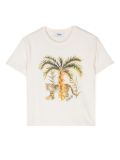 MSGM Kids tiger-print T-shirt - Neutrals