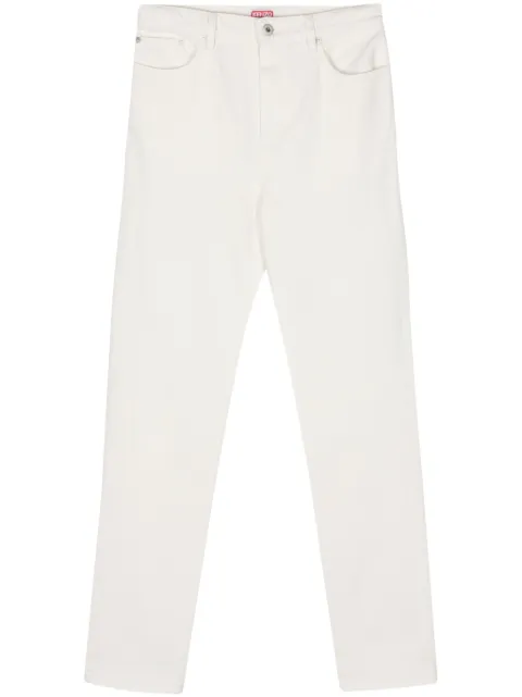 Kenzo mid-rise tapered-leg jeans