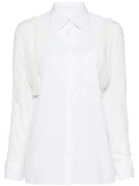 Juun.J layered long-sleeve shirt