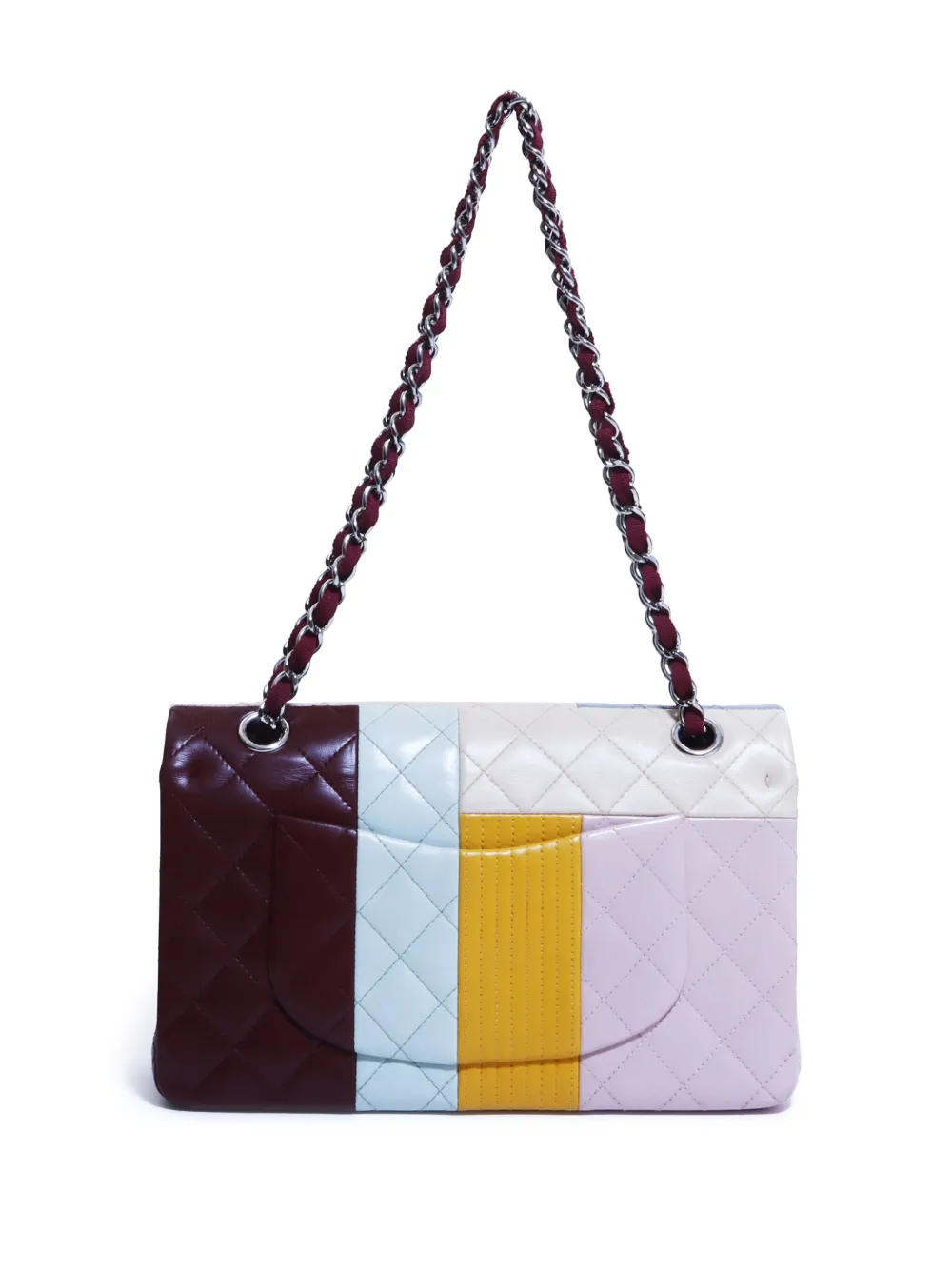 CHANEL Pre-Owned 2015-2016 Classic Flap schoudertas met bloempatroon - Roze