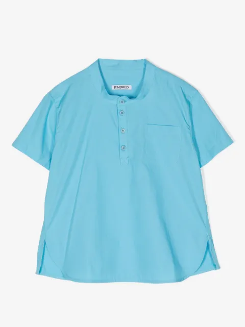 KINDRED Kaiser Henley-Hemd aus Baumwoll-Popeline