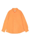 KINDRED Knox crinkle cotton-poplin shirt - Orange