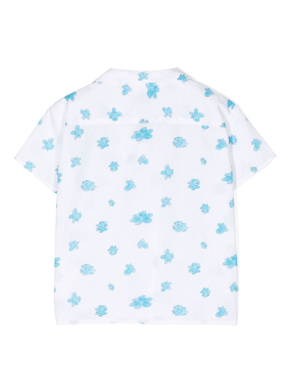 Shop Kindred Kelly Scribble Cloud-print Camp Shirt In White