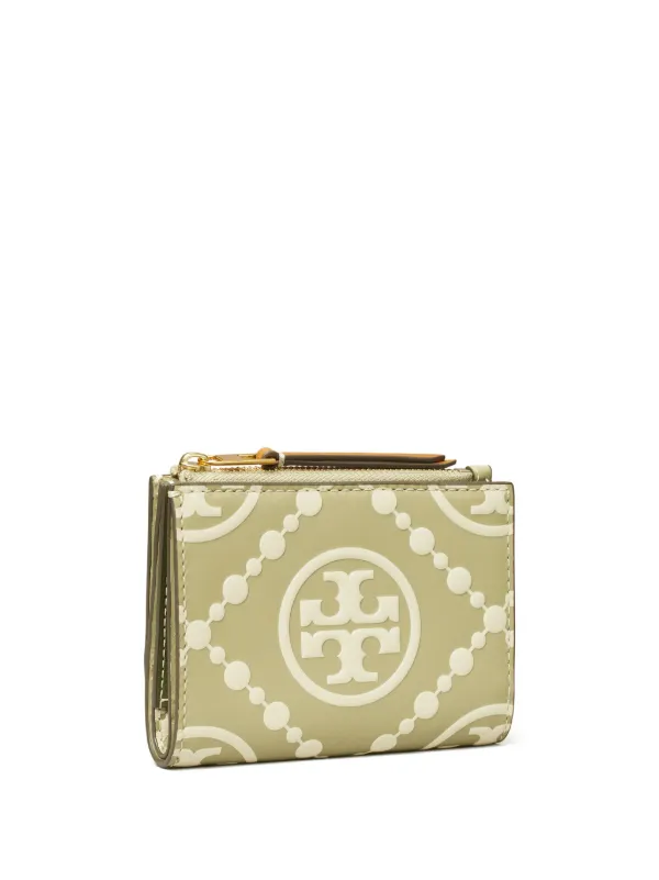 Tory burch leather on sale wristlet