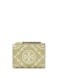 Tory Burch T Monogram leather wallet - Green