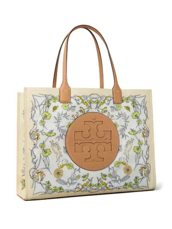 Tory burch floral on sale tote