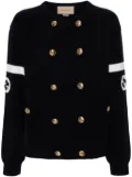 Gucci Interlocking G ribbed cardigan - Blue