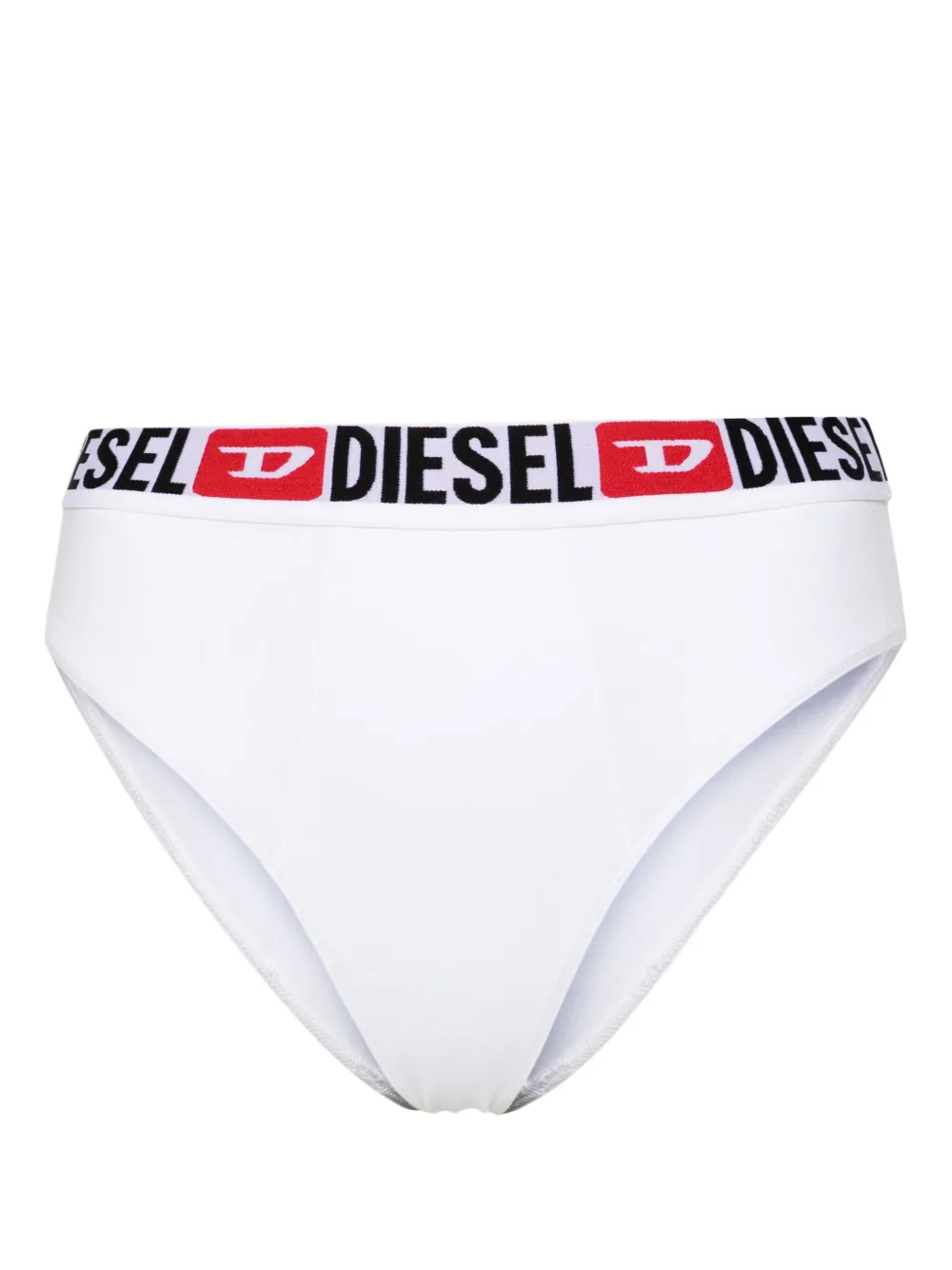 Diesel Drie slips met logoband Zwart