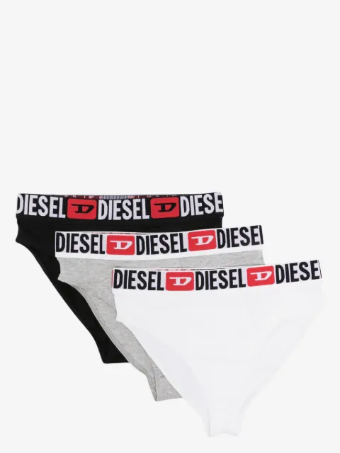 Diesel 로고 밴드 브리프 3팩 세트