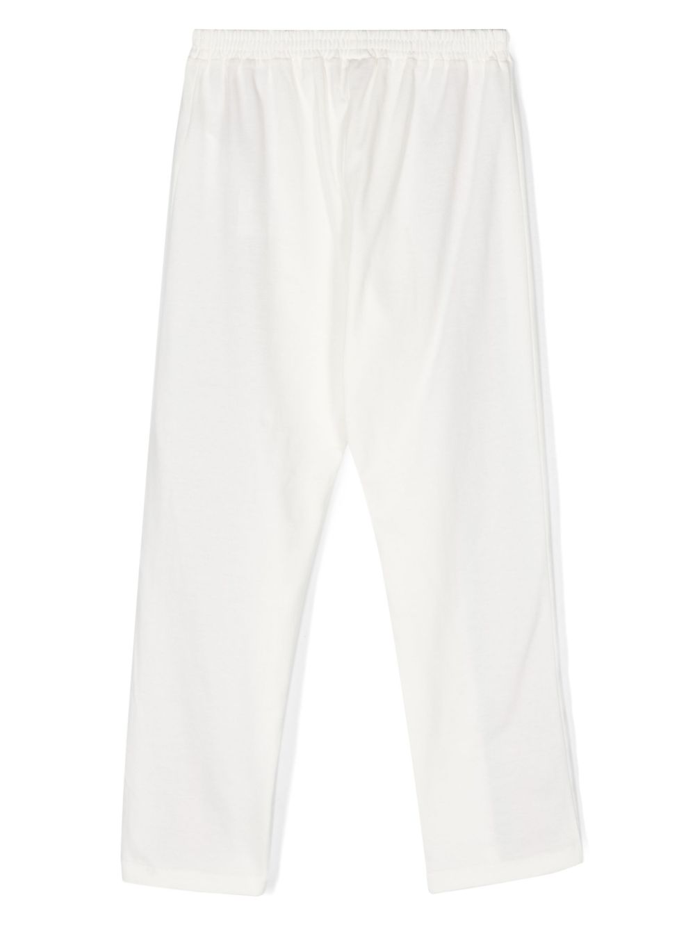 Gucci Kids Web-stripe cotton track pants - White