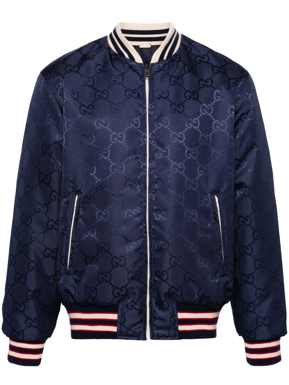 Gucci GG omkeerbaar bomberjack Blauw