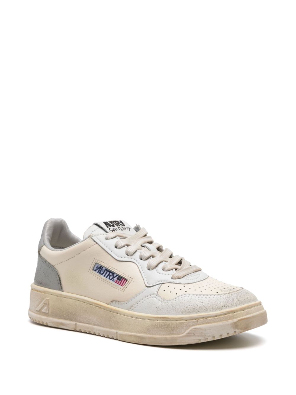 Autry Super Vintage leather sneakers - Beige