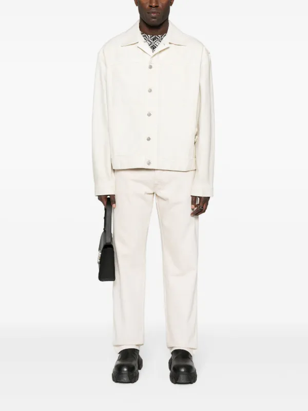 1017 ALYX 9SM バックル テーラードジャケット 46 1017 ALYX 9SM buckle-detail Shirt Jacket | Neutrals | FARFETCH