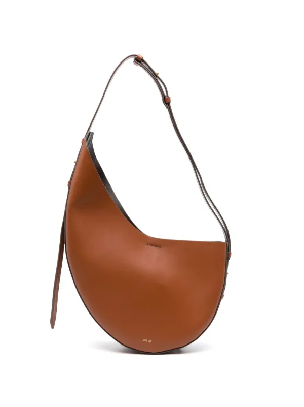 Soeur Wimona レザーショルダーバッグ | ブラウン | FARFETCH JP