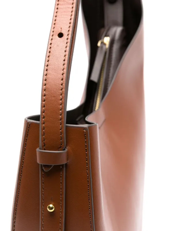 Soeur Wimona レザーショルダーバッグ | ブラウン | FARFETCH JP