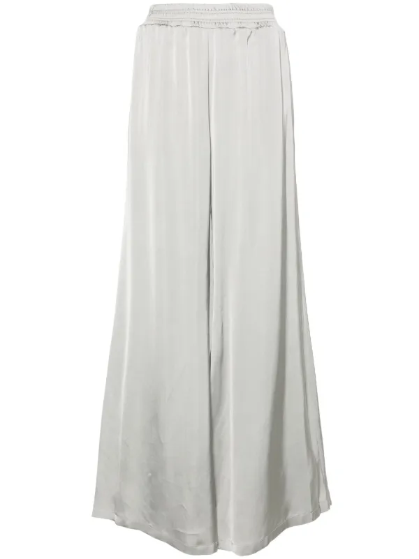 Fabiana Filippi サテン ワイドパンツ | グレー | FARFETCH JP