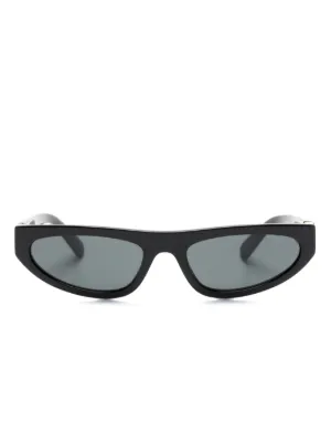 Miu Miu Eyewear Miu Glimpse オーバルフレーム サングラス | ブラック
