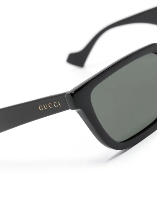 Gucci Eyewear rectangle frame Sunglasses Black FARFETCH AE