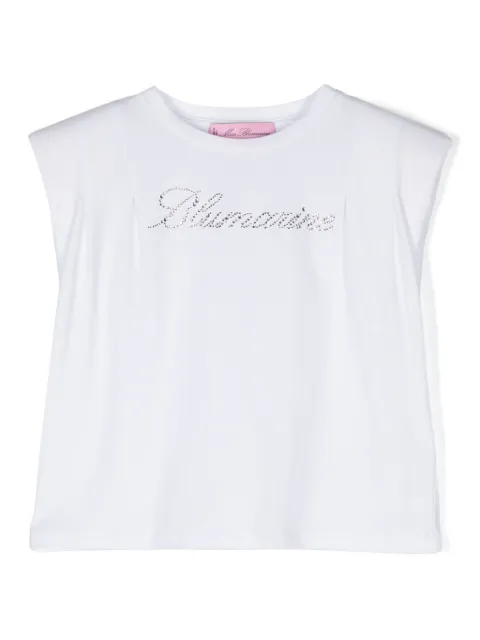 Miss Blumarine camiseta con hombreras