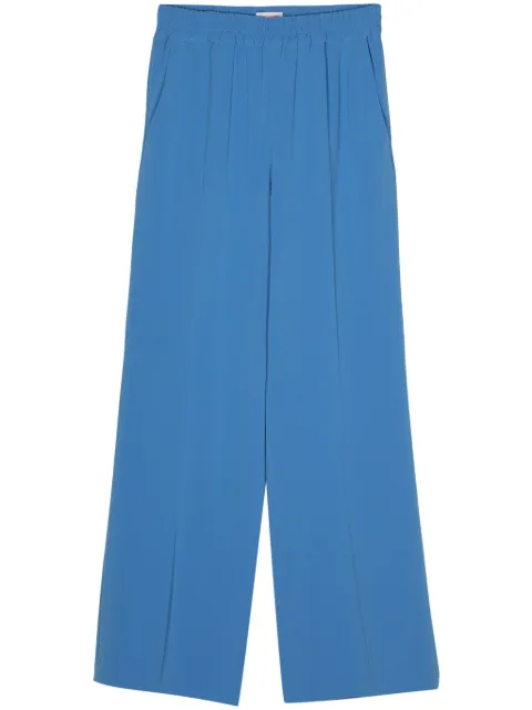 Alberto Biani pressed-crease wide-leg trousers