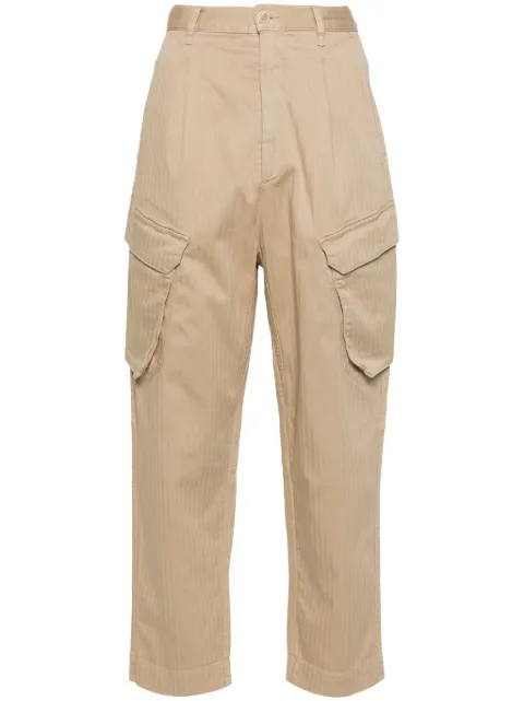 Semicouture pantalones cargo con diseño ajustado