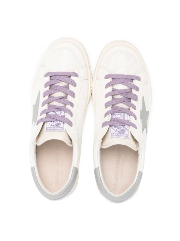 Golden Goose Kids May mesh-panelled Sneakers | White | FARFETCH