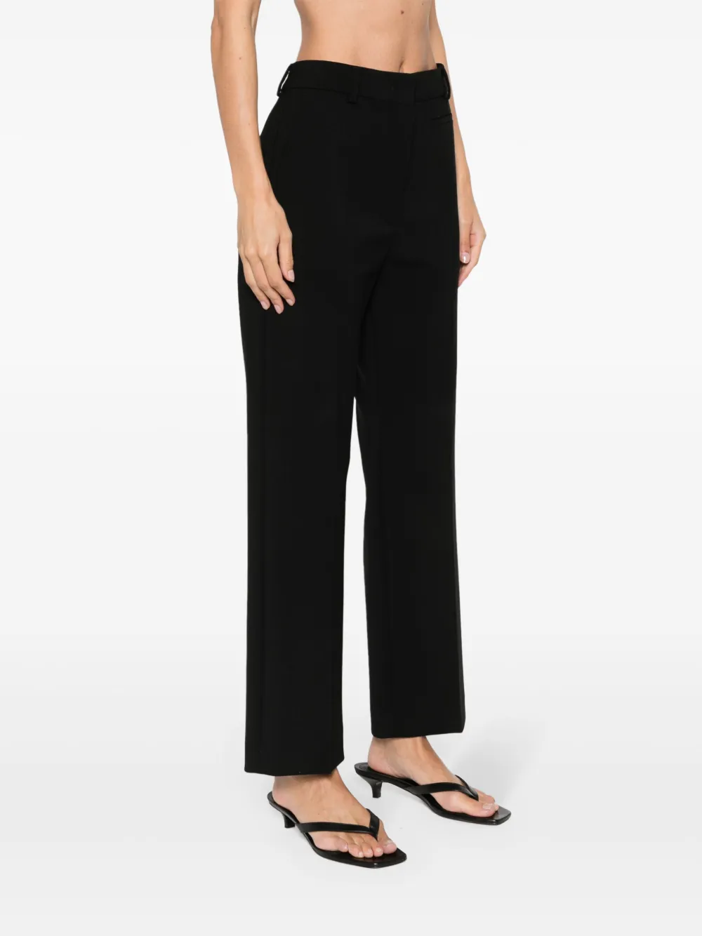 Sportmax Romagna straight broek Zwart